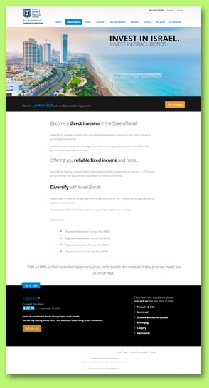 Israel Bonds Responsive Site